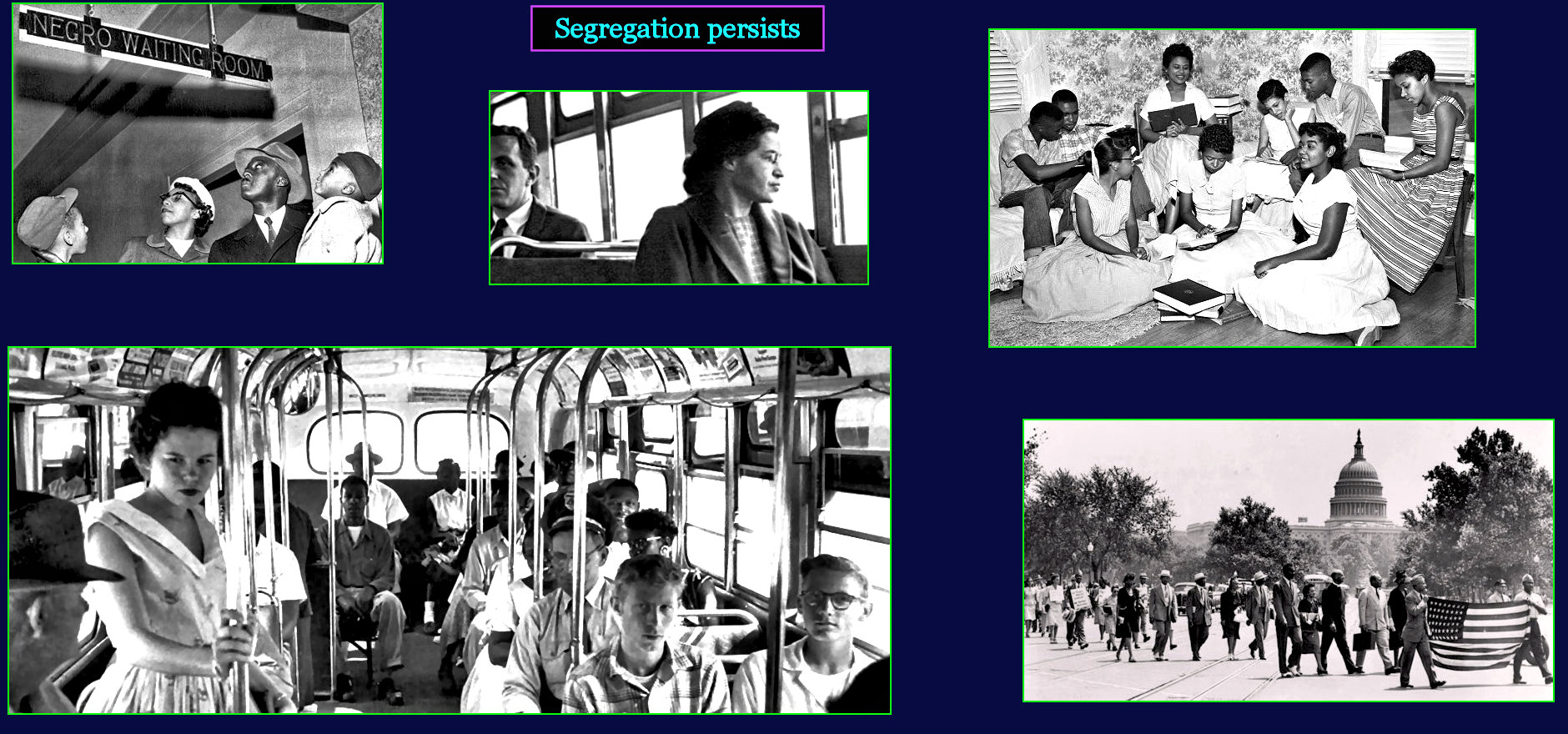 Segregation and Rosa Parks, 1955